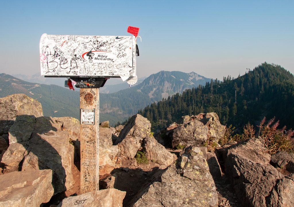 A photo of a mail box indicating divorce by mail