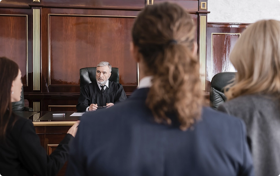 Continuances - Judge and attorney during a hearing