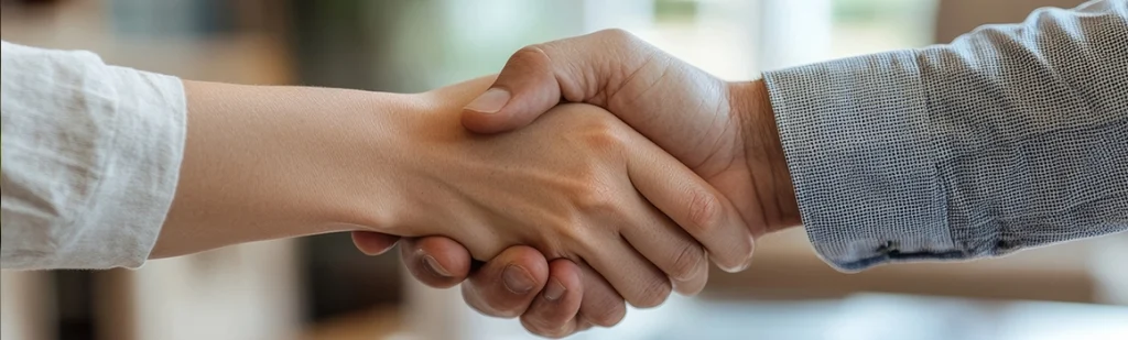handshake agreement in collaborative divorce