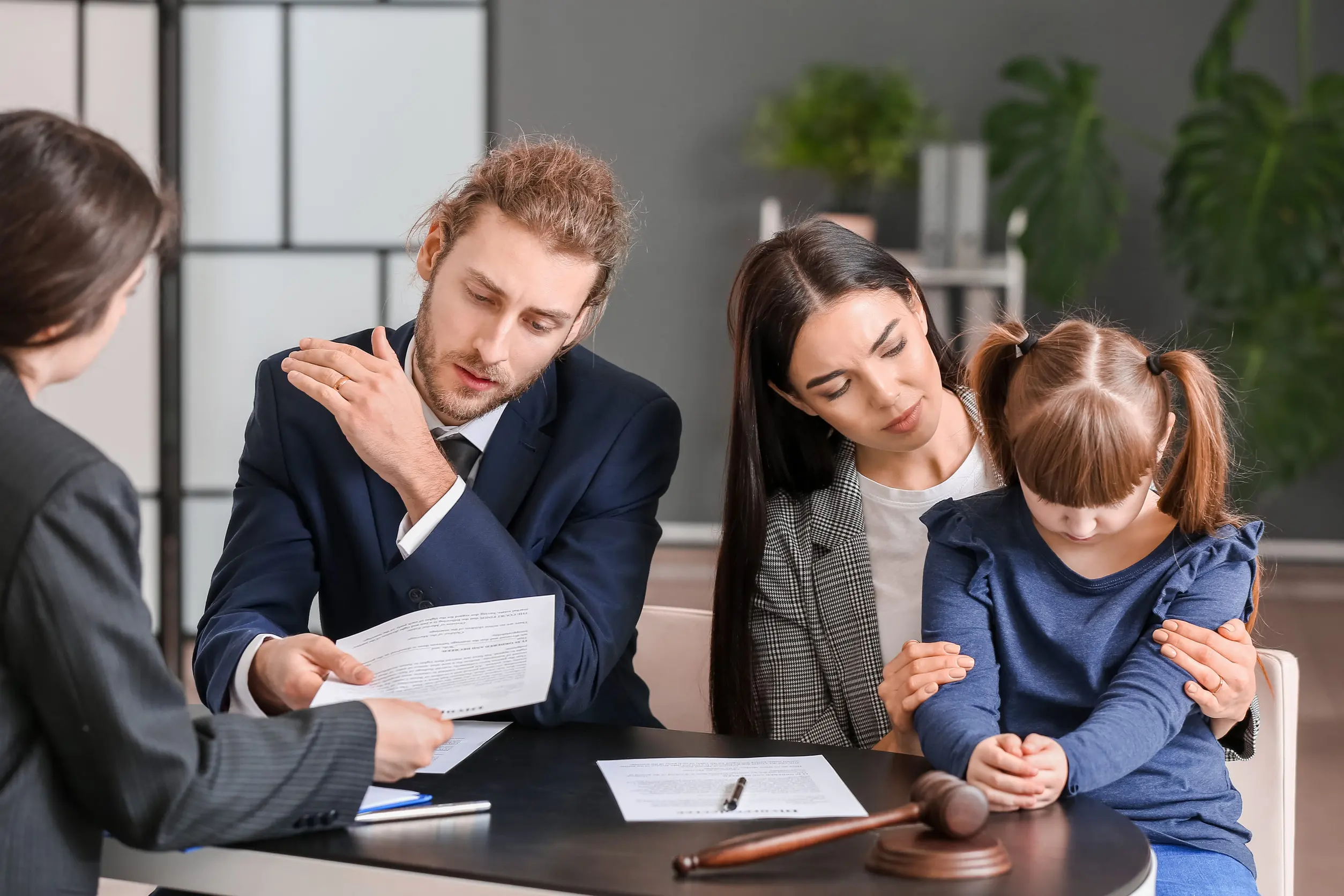 Truce® Law attorney explaining child support modification options to a client in Seattle