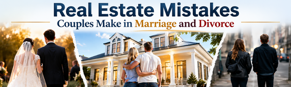 Real Estate Mistakes Couples Make in Marriage and Divorce